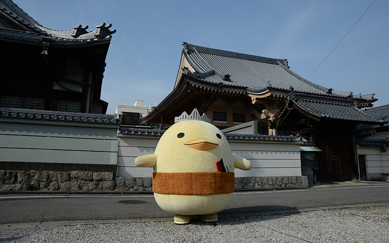 城下町の面影残す寺町